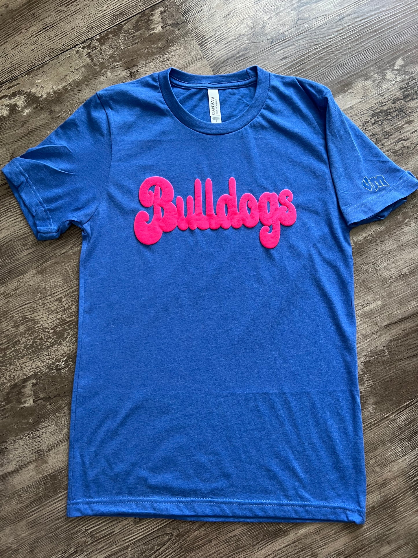"Pink is my Signature color" Adult Bulldog Puff Tee