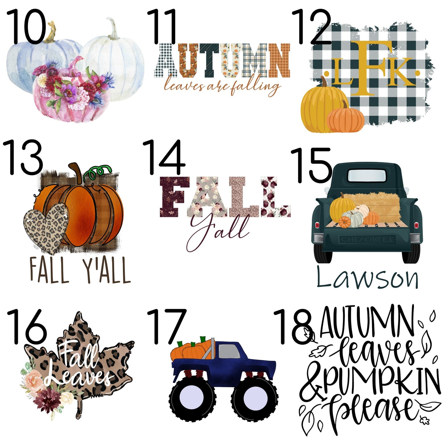 Fall Mugs