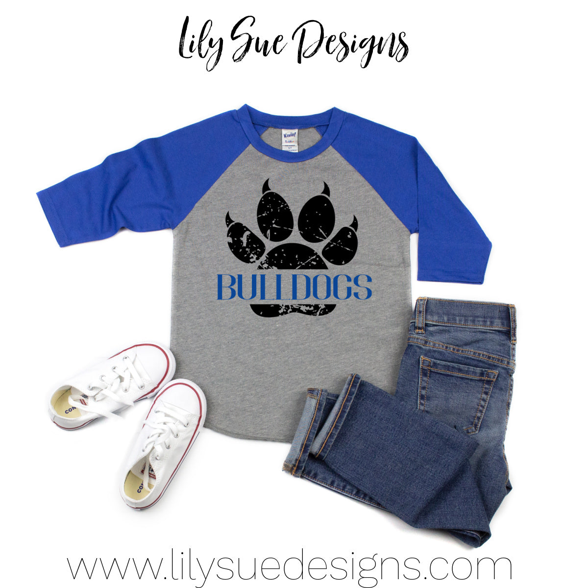 Bulldog Kid Raglan