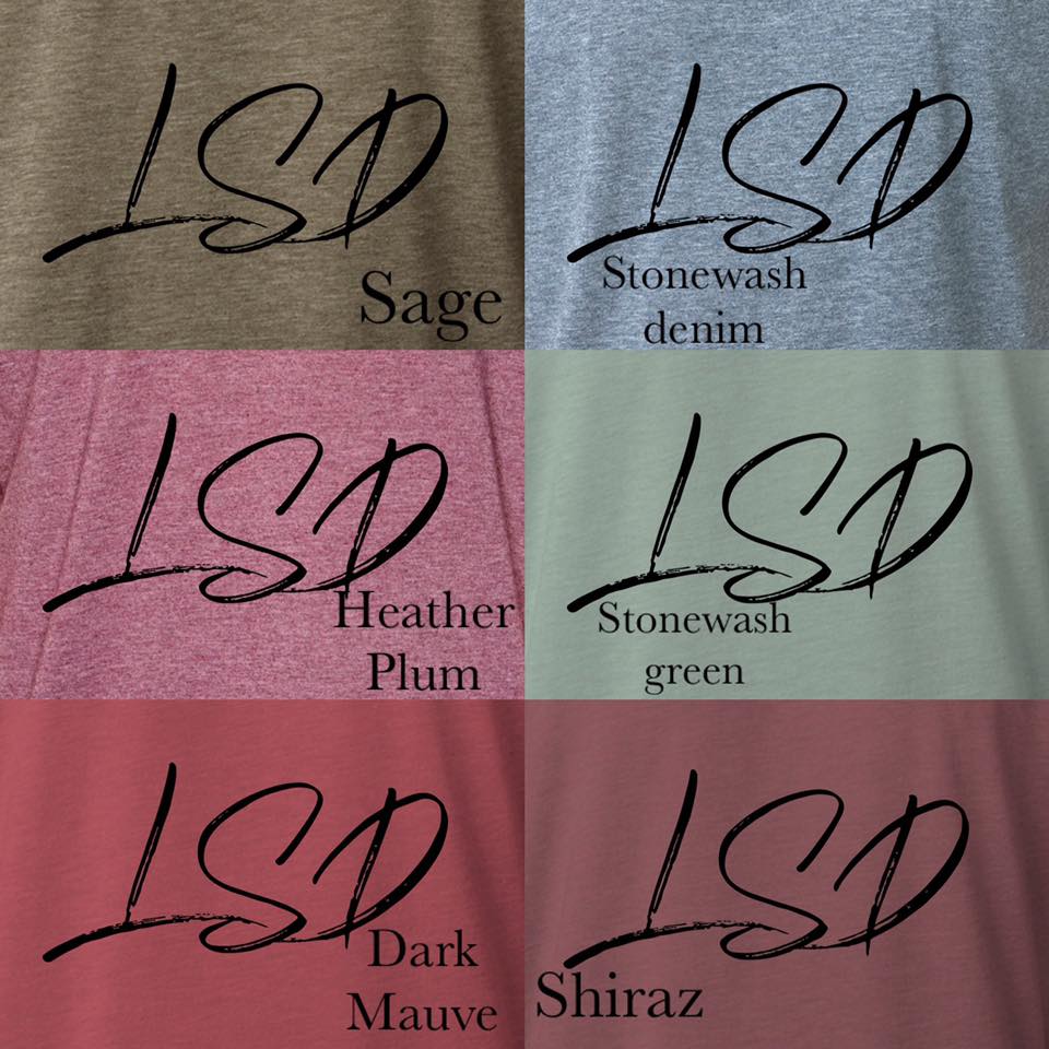 Law and Order colored Adult Tee