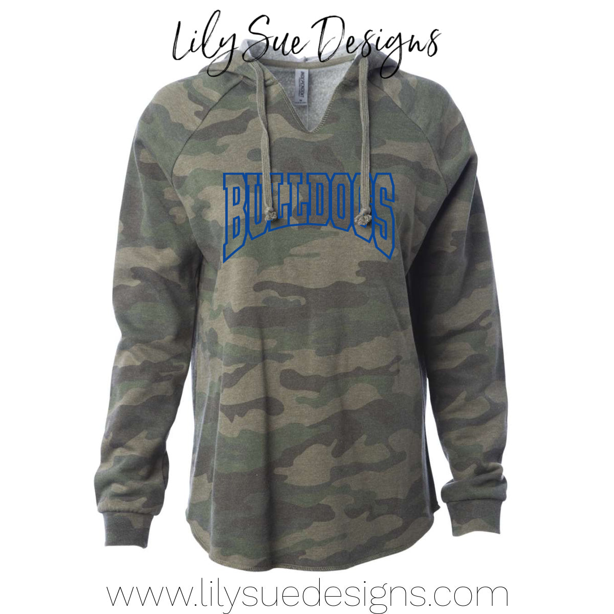 Camo Hooded Sweatshirt