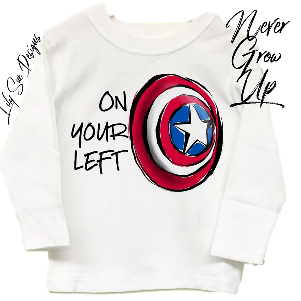 Reg SuperHero Designs Long Sleeves