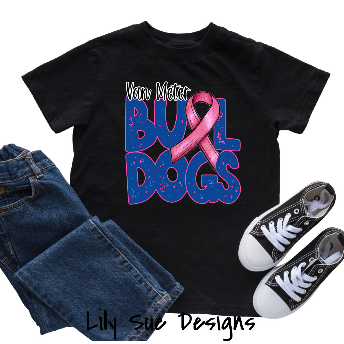 Pink Out Regular Ribbon Kid Tshirt