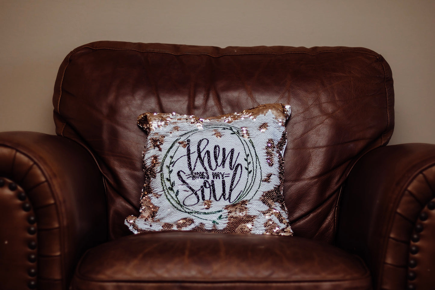 Mermaid Sequin Pillow Cover