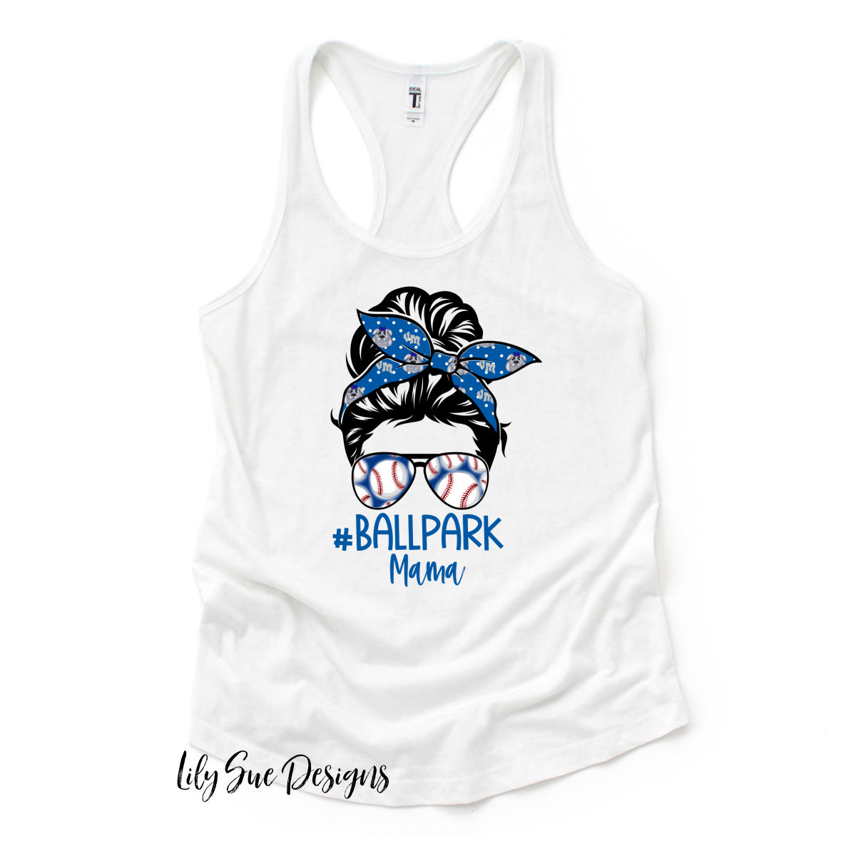 Ballpark Mama Racerback Tank