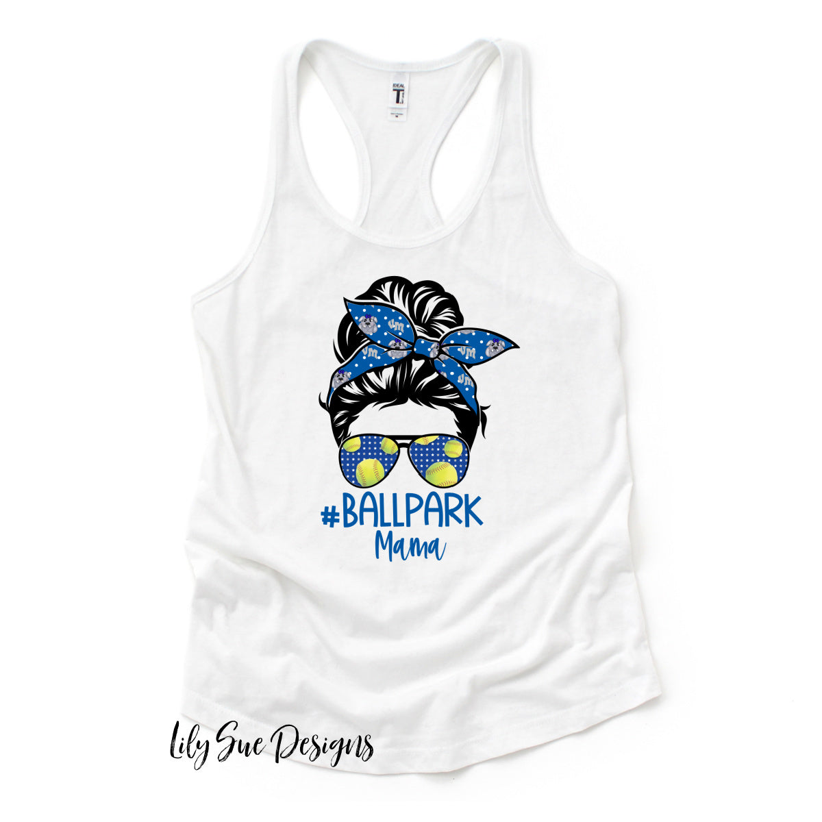 Ballpark Mama Racerback Tank