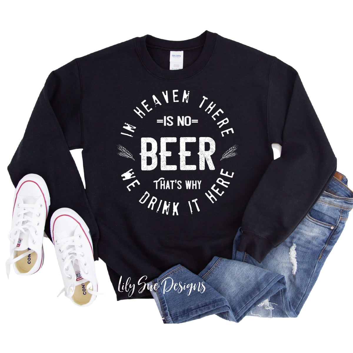 In Heaven adult sweatshirt
