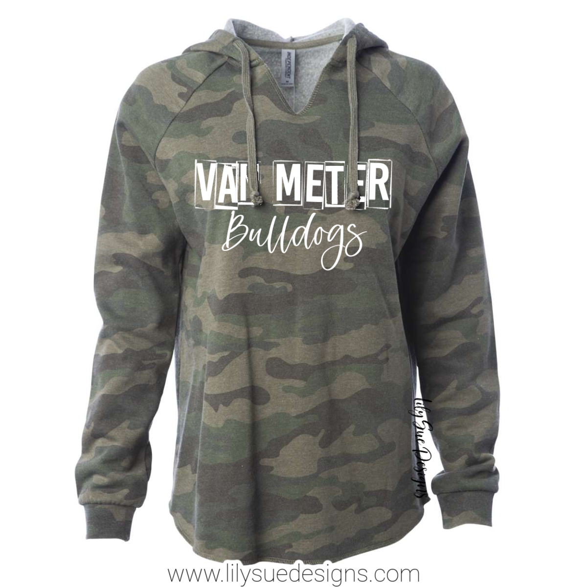 Camo Hooded Sweatshirt
