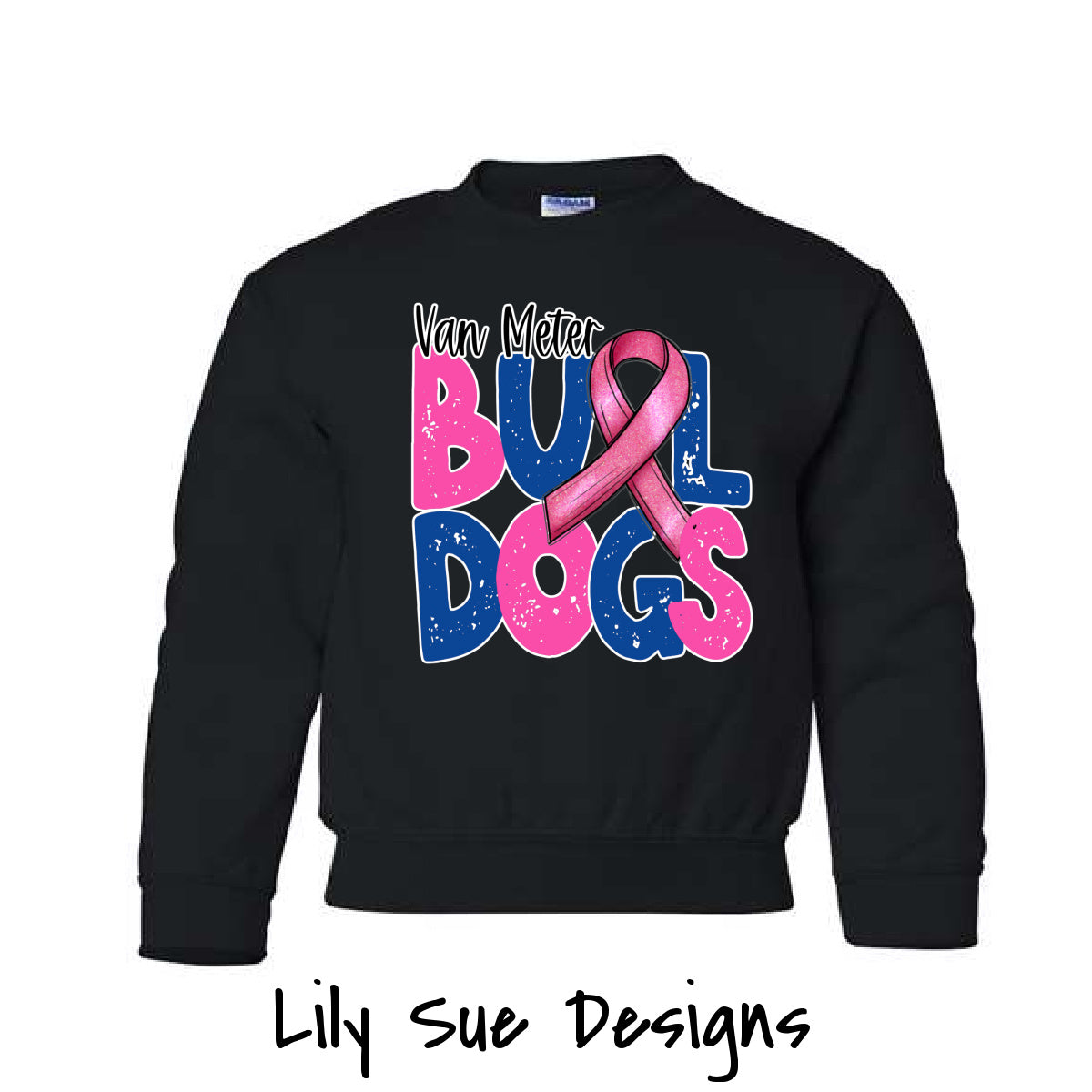Pink out Regular Ribbon Sweatshirt