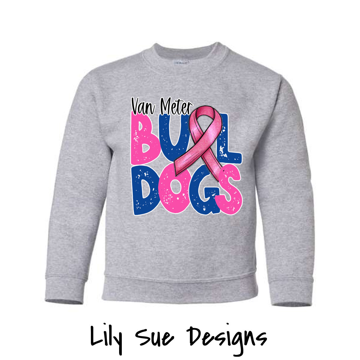 Pink out Regular Ribbon Sweatshirt