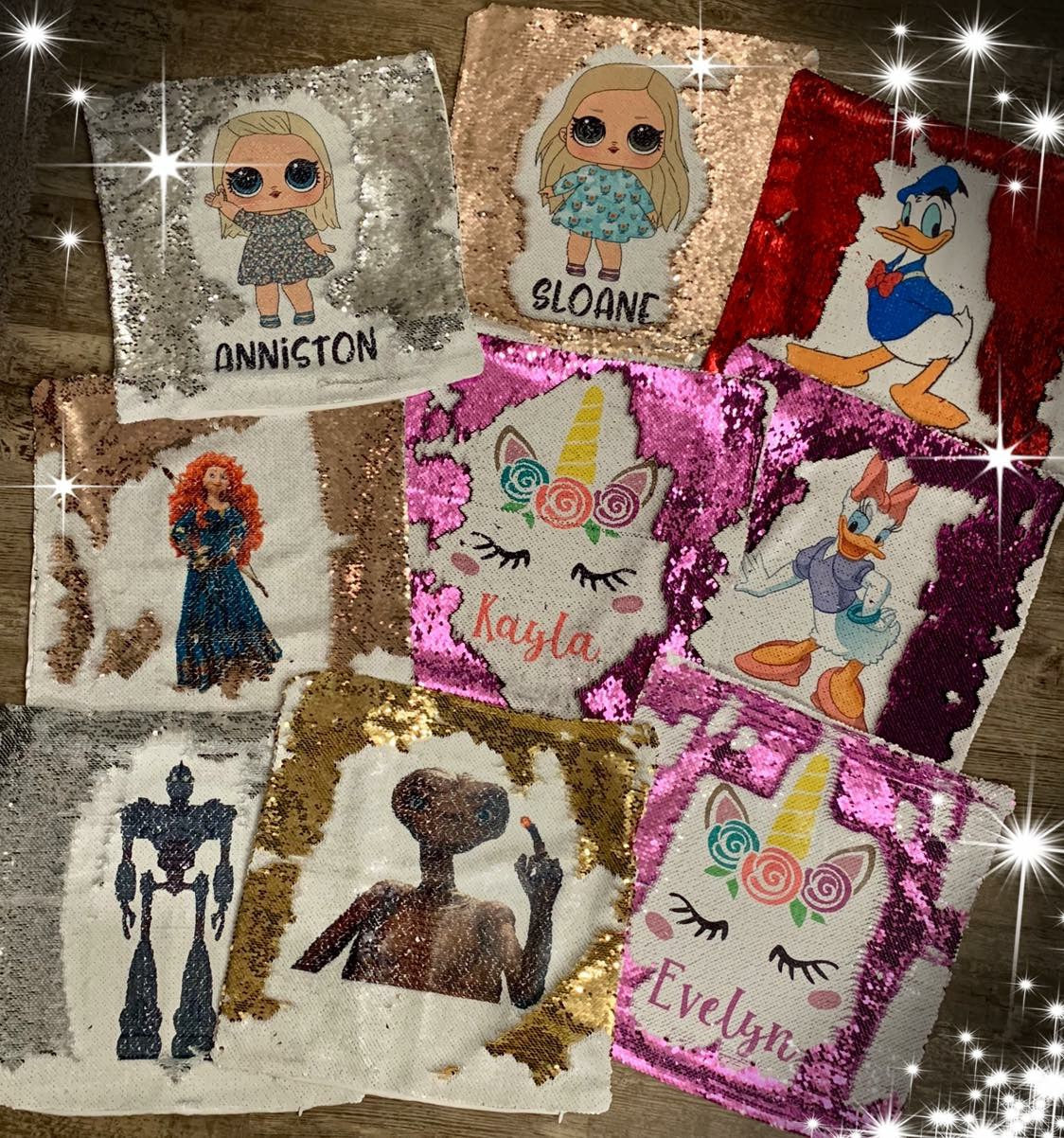 Mermaid Sequin Pillow Cover