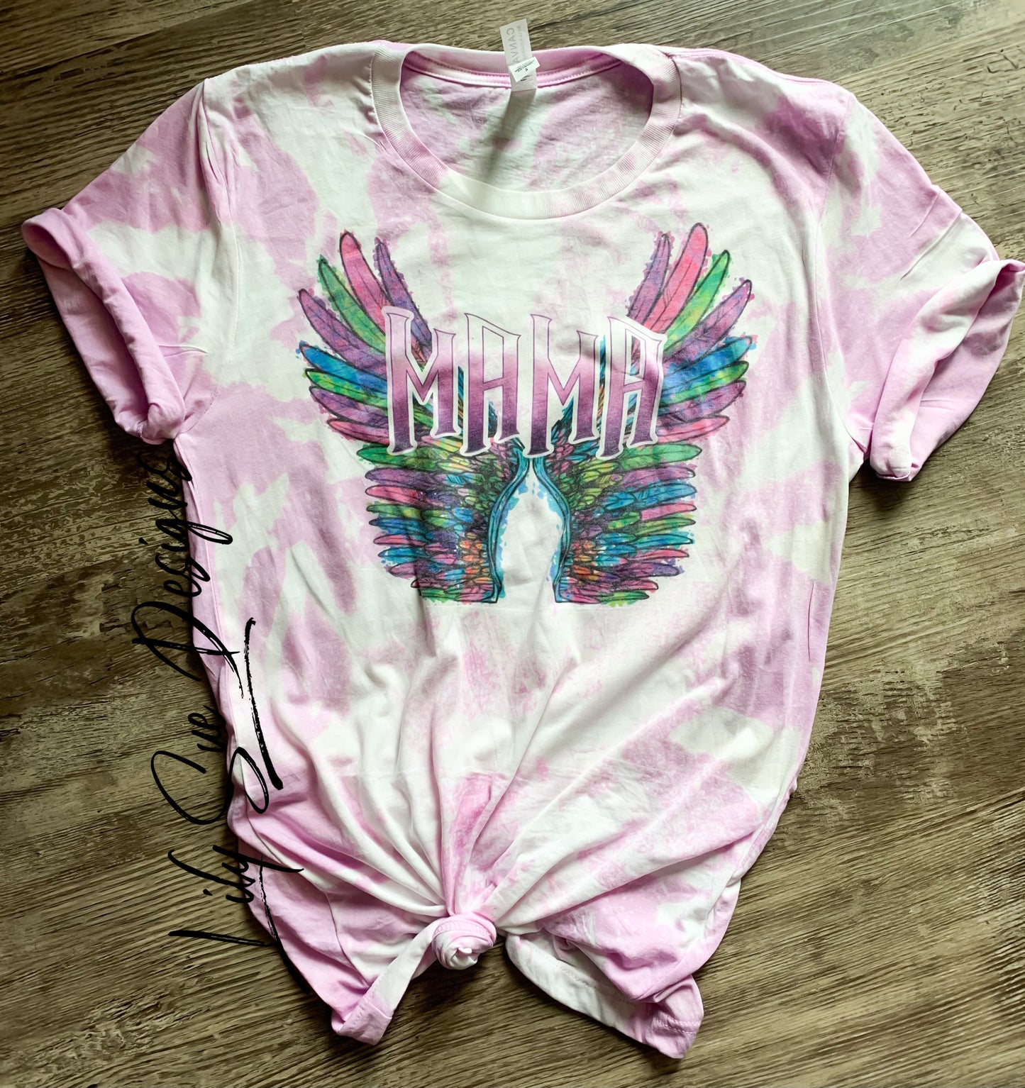 Mama Wings Bleached Tee
