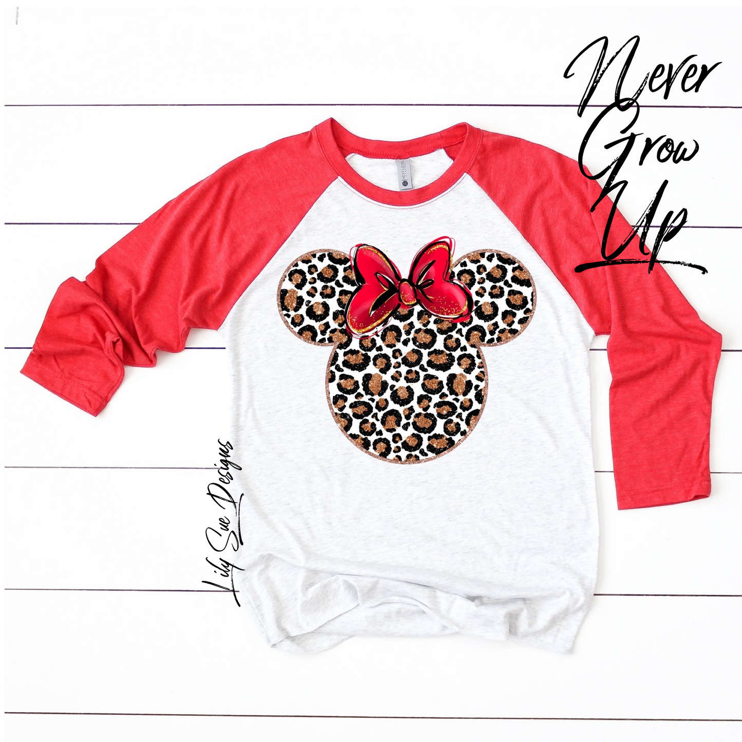 Reg Minnie Adult Raglan