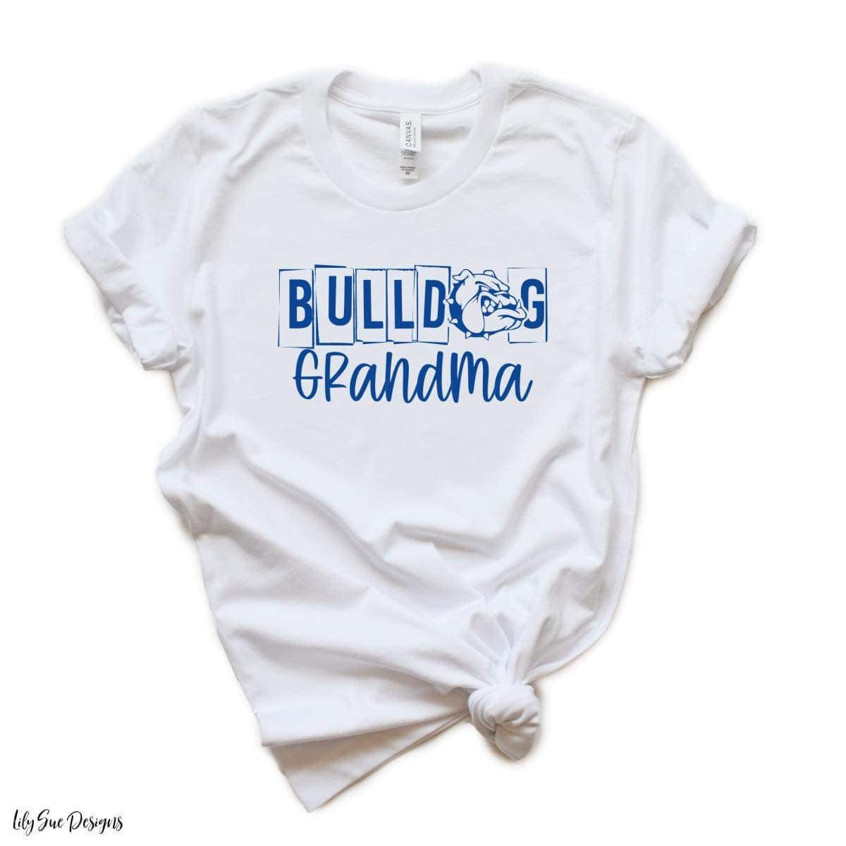 Bulldog Grandma Short Sleeve Tee