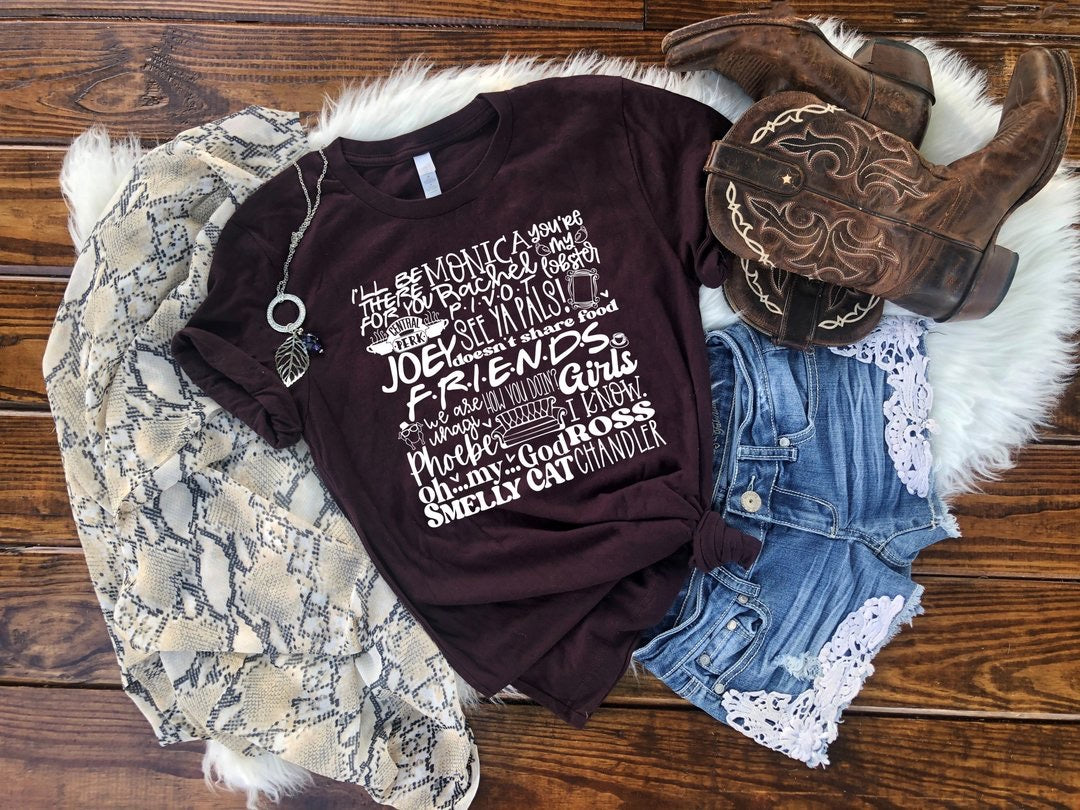 Subway style Friends Adult Tee