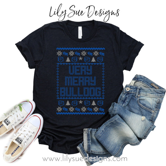 Christmas Sweater Design Adult Tshirt