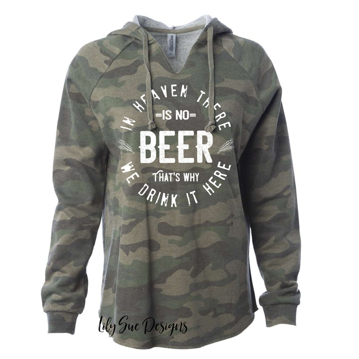 In Heaven adult Ladies Hoodie