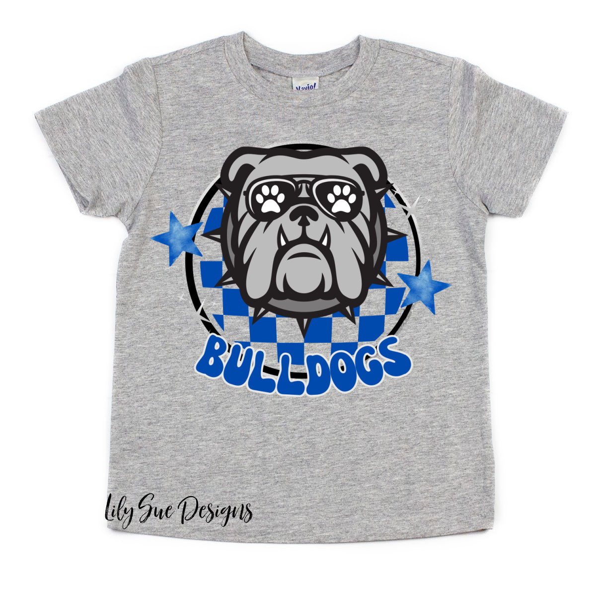 Bulldog Checkered Kid Tee