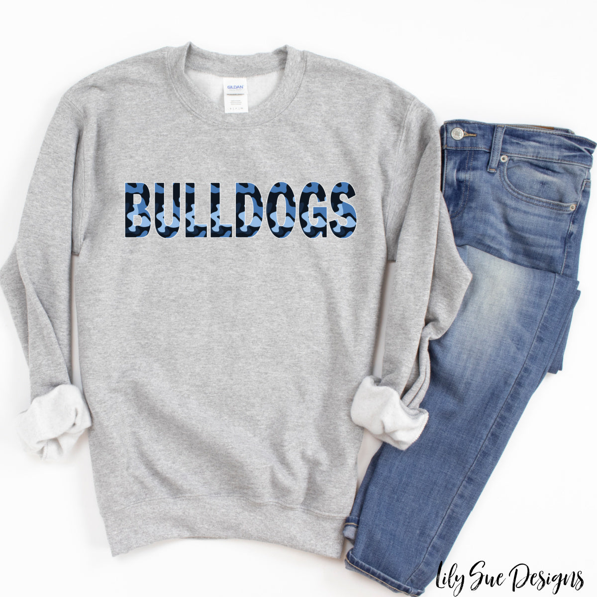 Bulldog Camo Sweatshirt
