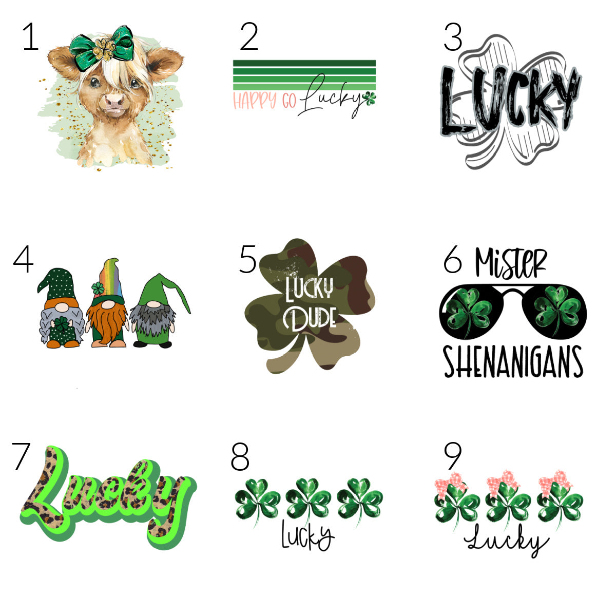 Lucky Long sleeve tees