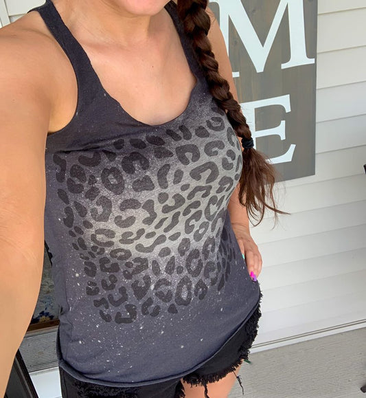 Bella Canvas Leopard tank