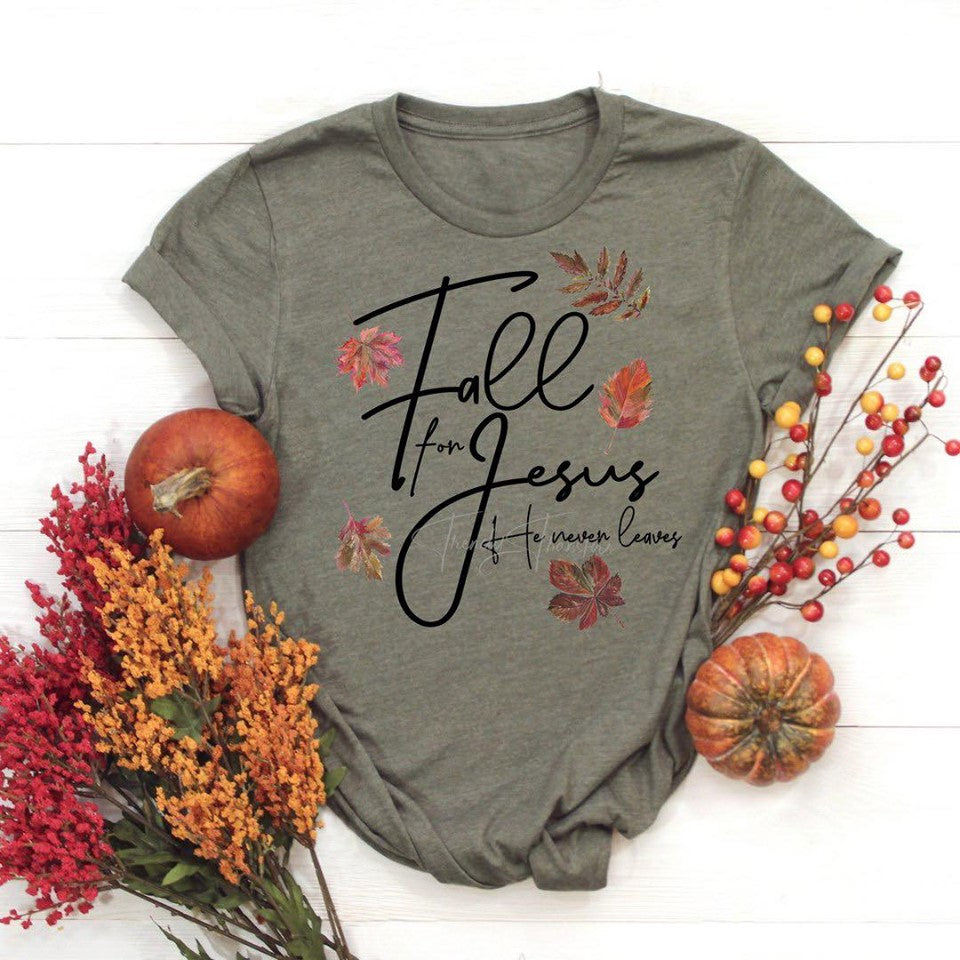 Fall For Jesus Adult Tee