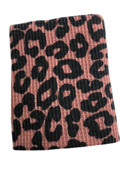 Leopard Mauve Ladies Finley [color block] Cardigan