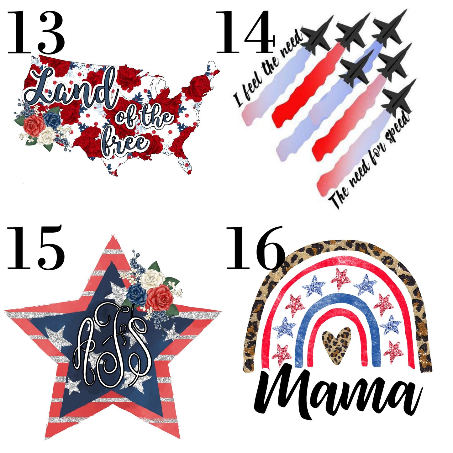 4th of July Bleached out Adult Tee