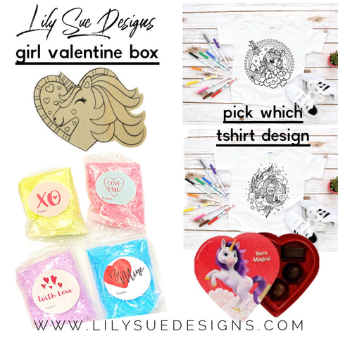 Girls Valentines Box