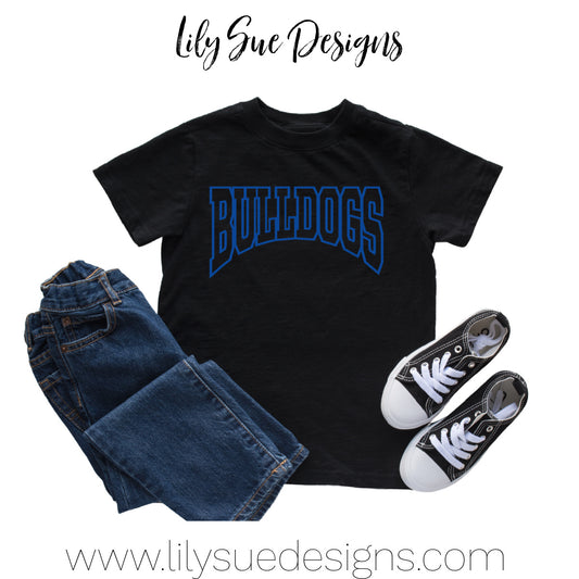 Bulldog Kid black Tshirt