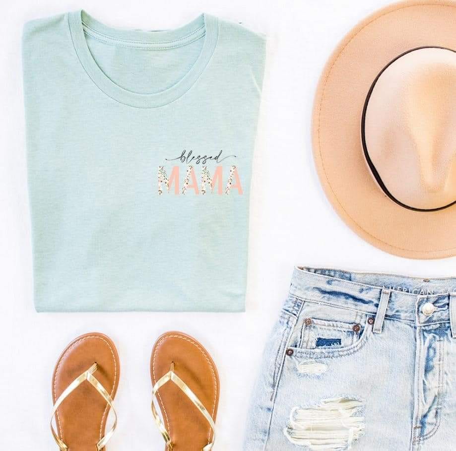 Blessed Mama Adult Tee