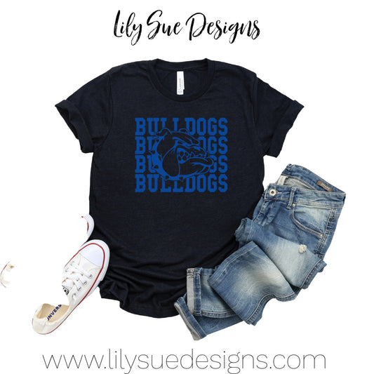 Bulldog Bulldogs Adult Tshirt