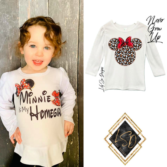 Reg. Minnie Long sleeve tees
