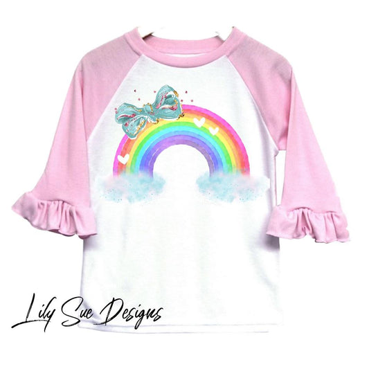 Design of the week Pink Ruffle Raglan