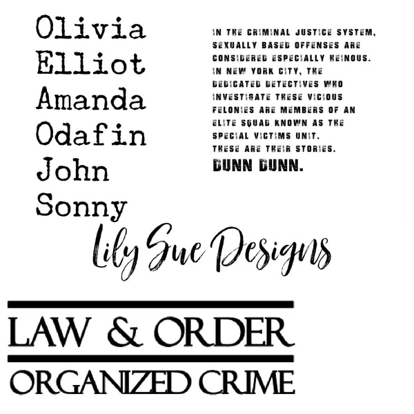 Law and Order Adult tank