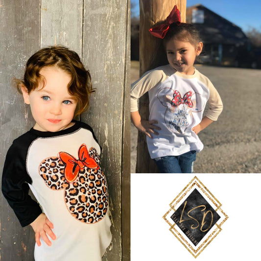 Reg. Minnie Designs Raglan