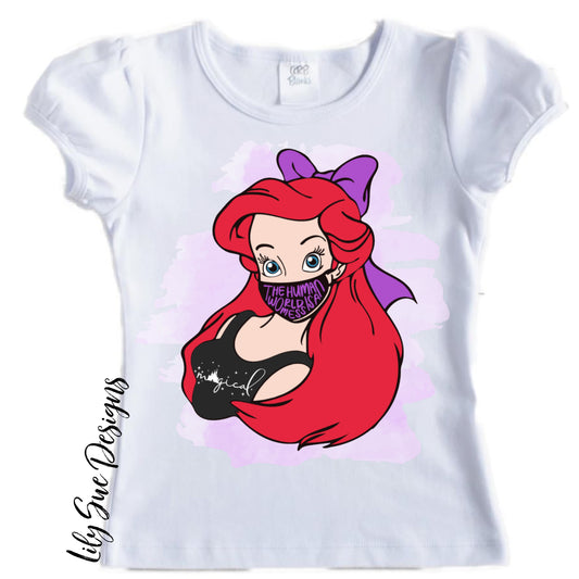 Masked Arial Short Sleeve Tee