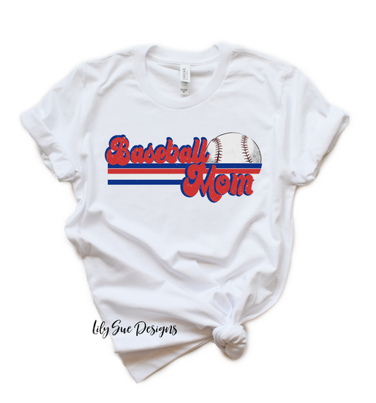 Baseball Mom Adult Tee
