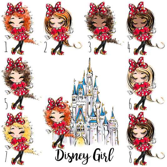 Minnie Girl Long sleeve tees