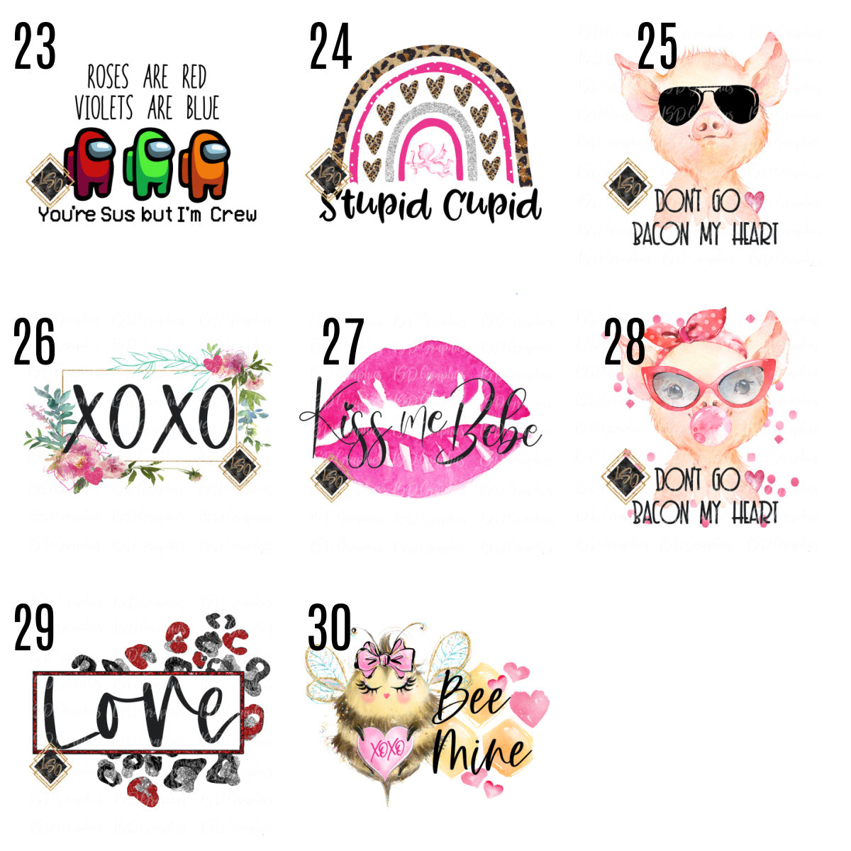 Valentines Long sleeve tees