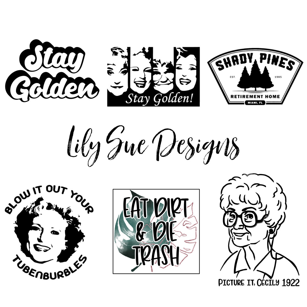 Golden Girls colored Adult Tee