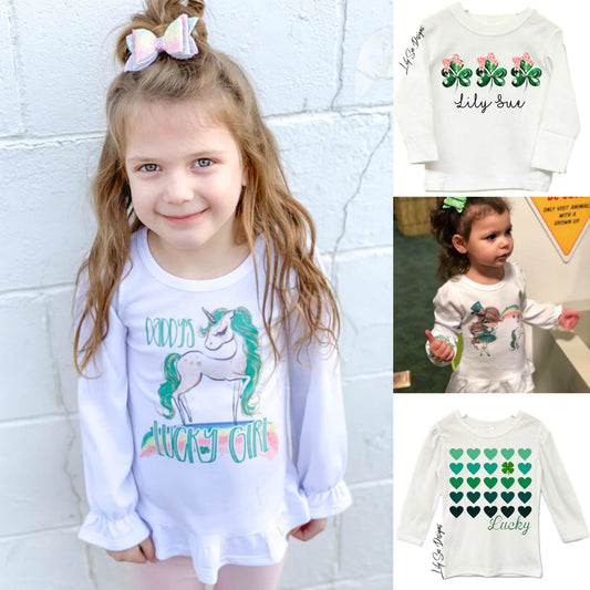 Lucky Long sleeve tees