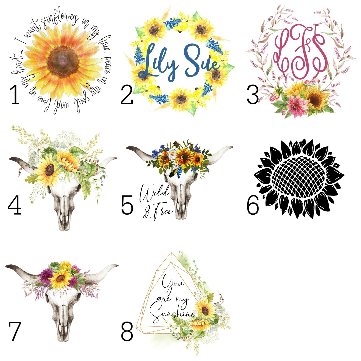 Sunflower Short Sleeve Tees