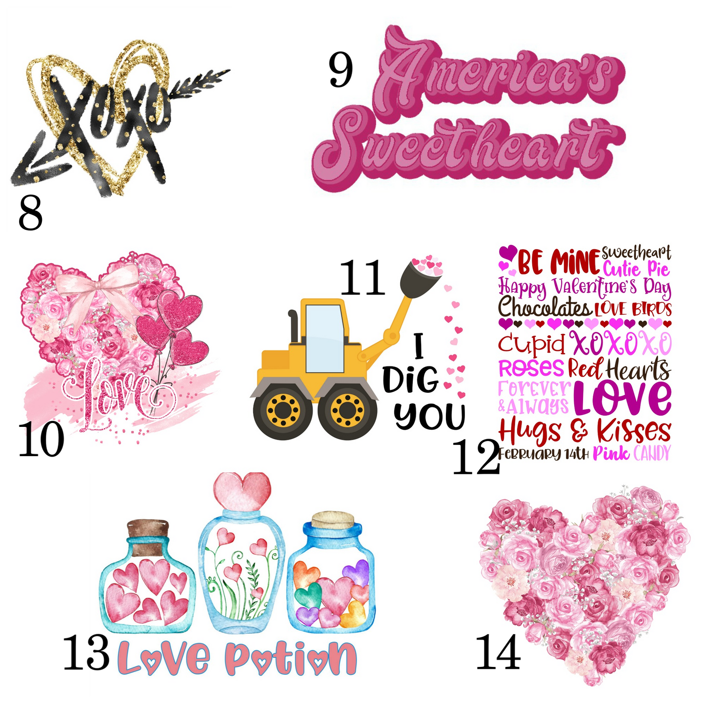 Valentines  Adult Short Sleeve