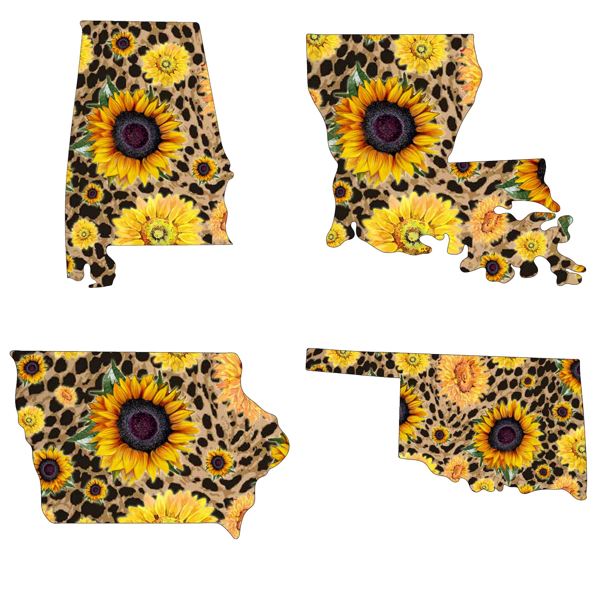 State Sunflower Short Sleeve Tees