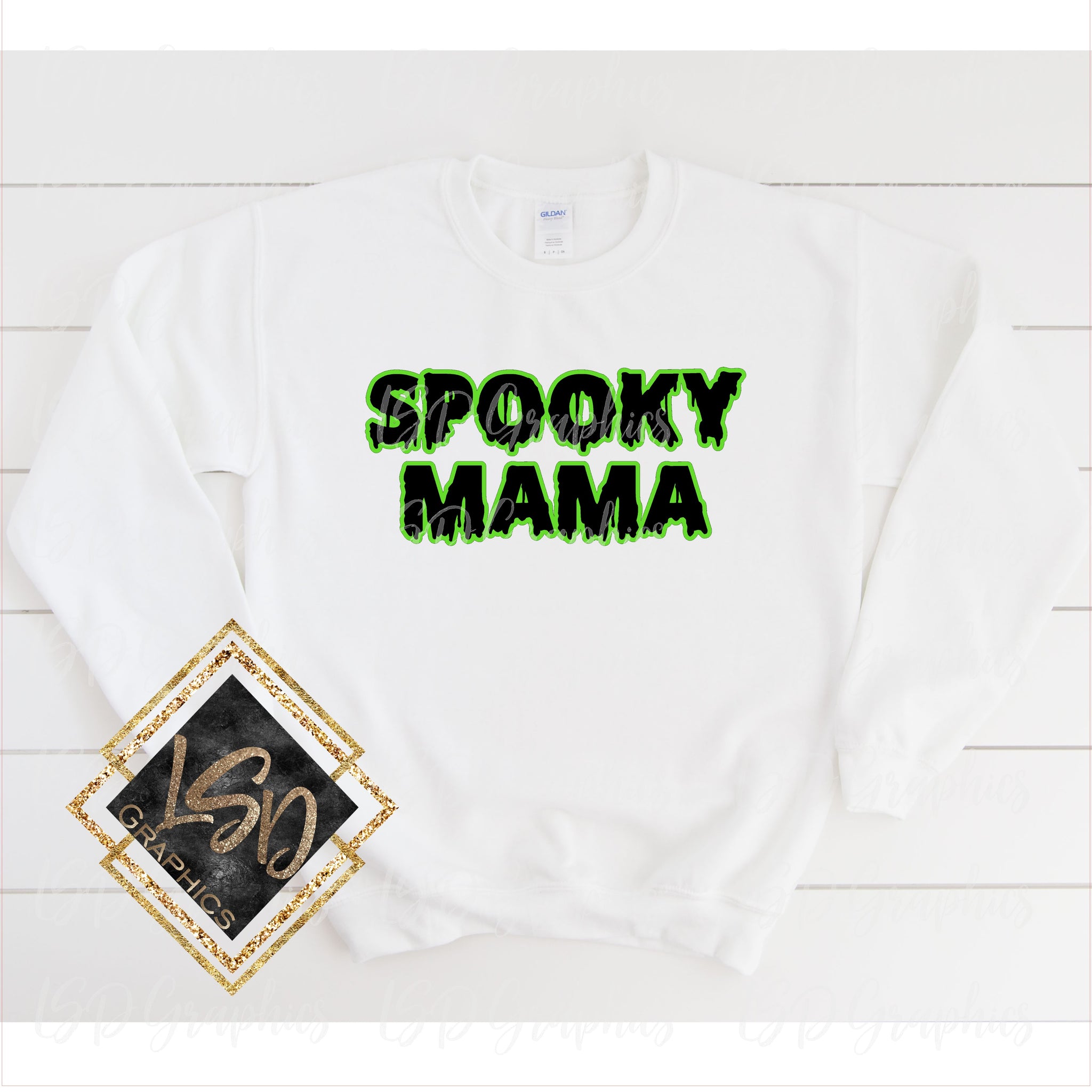 Spooky MAMA Adult Sweatshirt