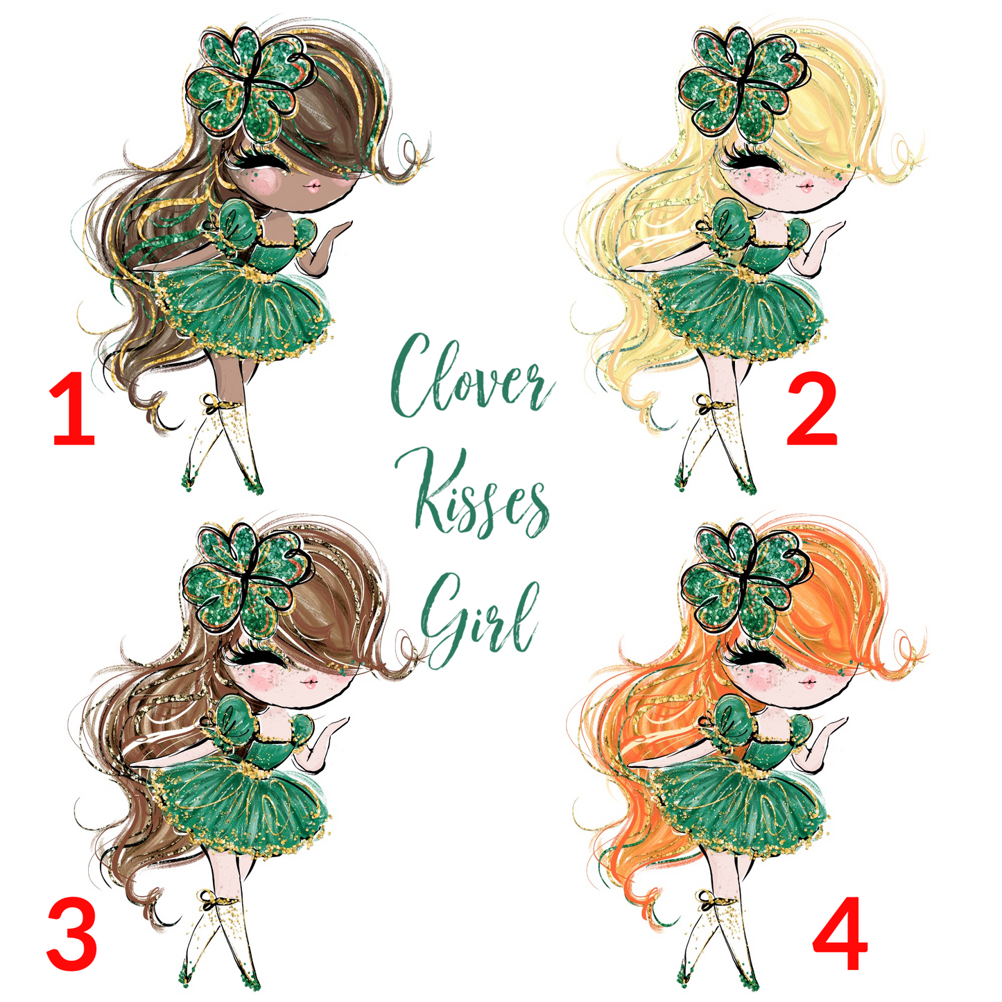 Glam Girl Lucky Long Sleeve Tees