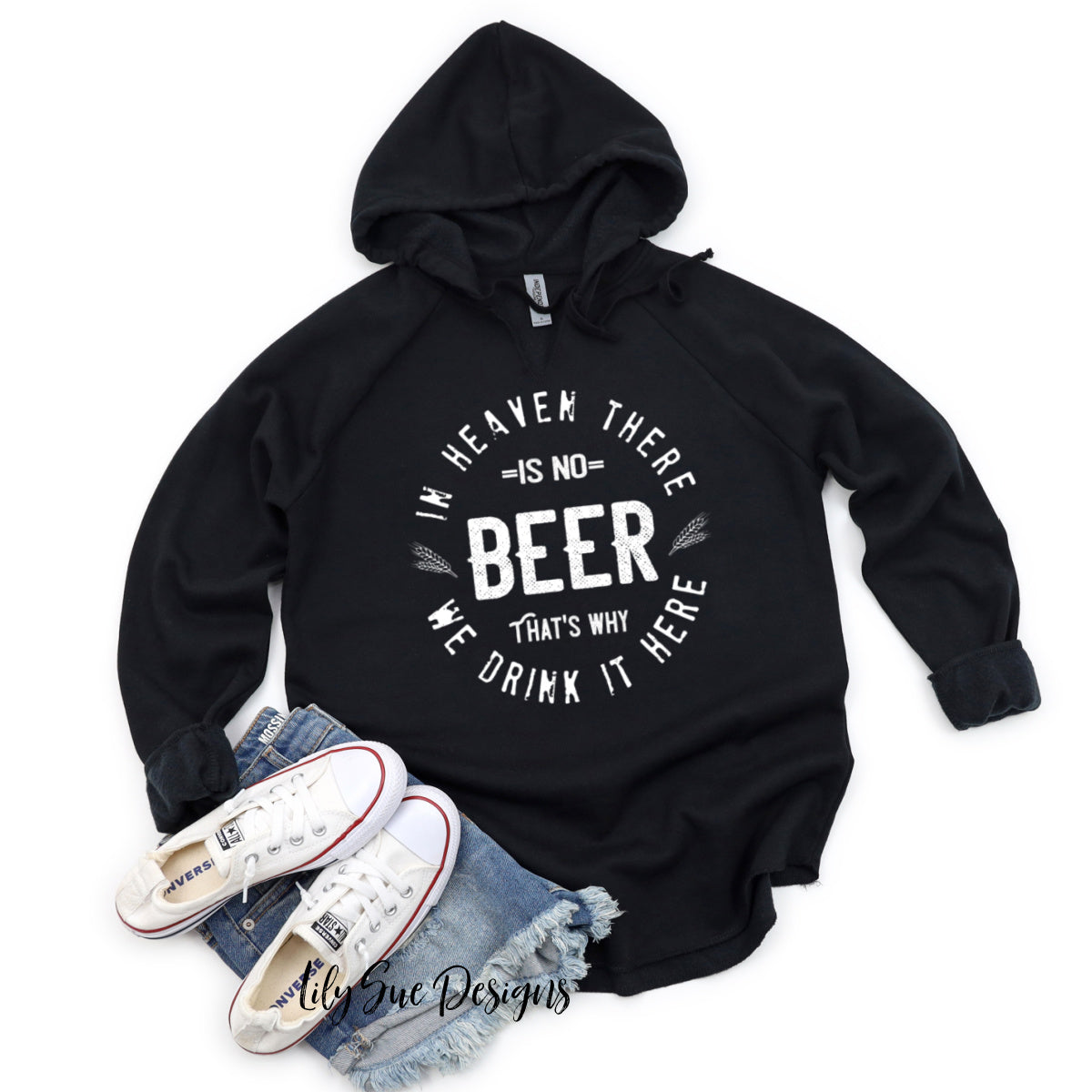 In Heaven adult Ladies Hoodie
