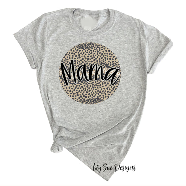Mama Leopard Adult Tee