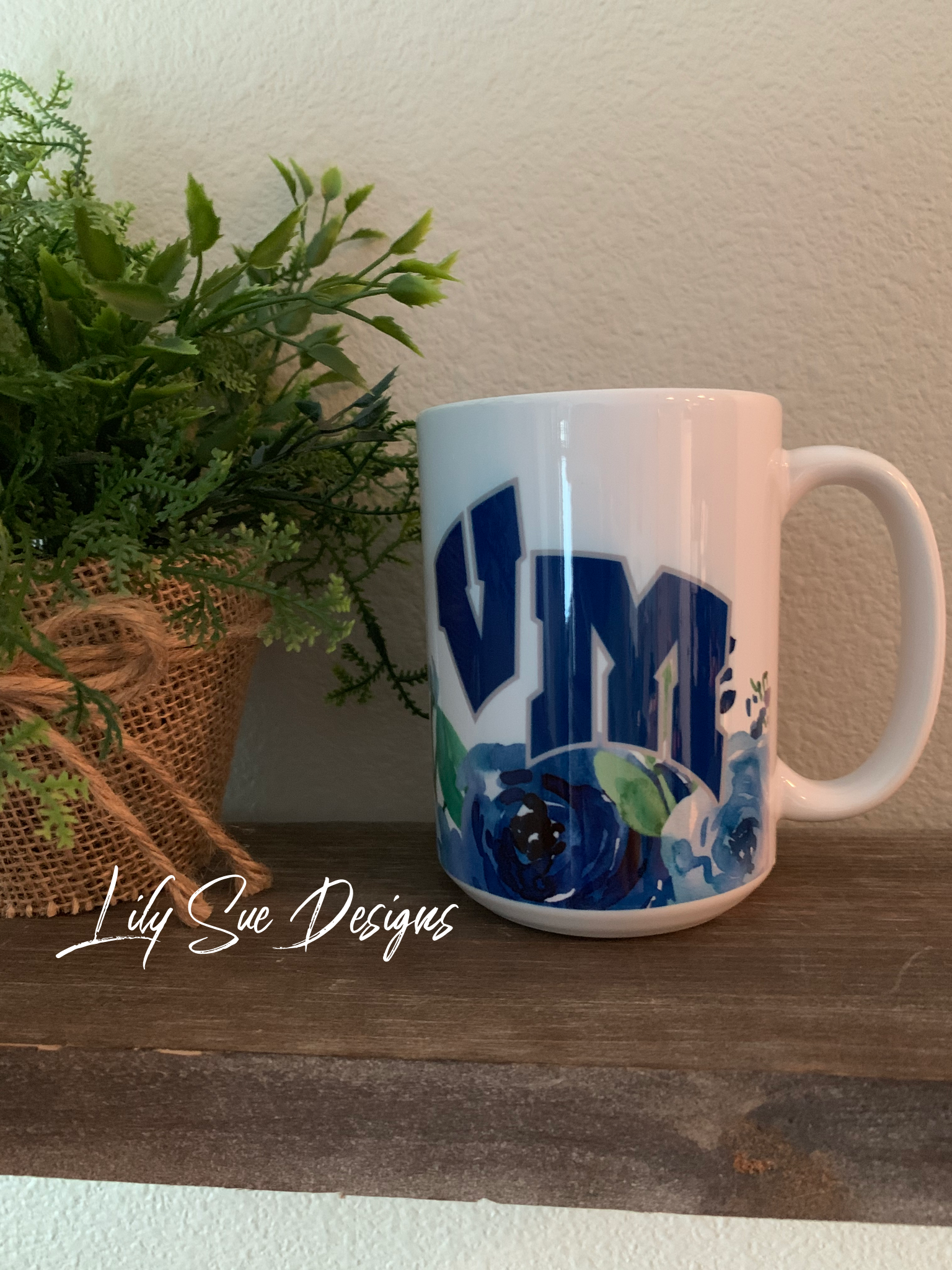 VM Floral Mug